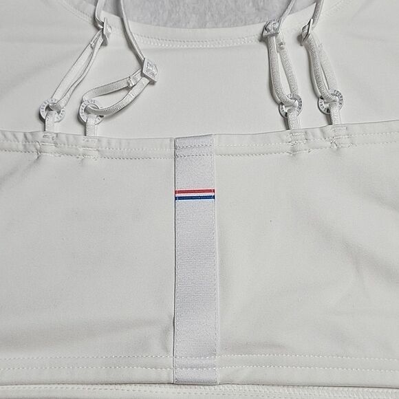 2626 NWT Four Laps Poise Longline Bra  Size Large White - Picture 6 of 9